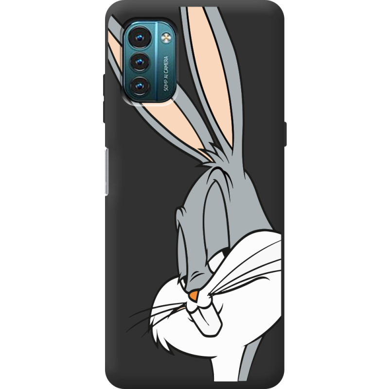 Черный чехол BoxFace Nokia G21 Lucky Rabbit