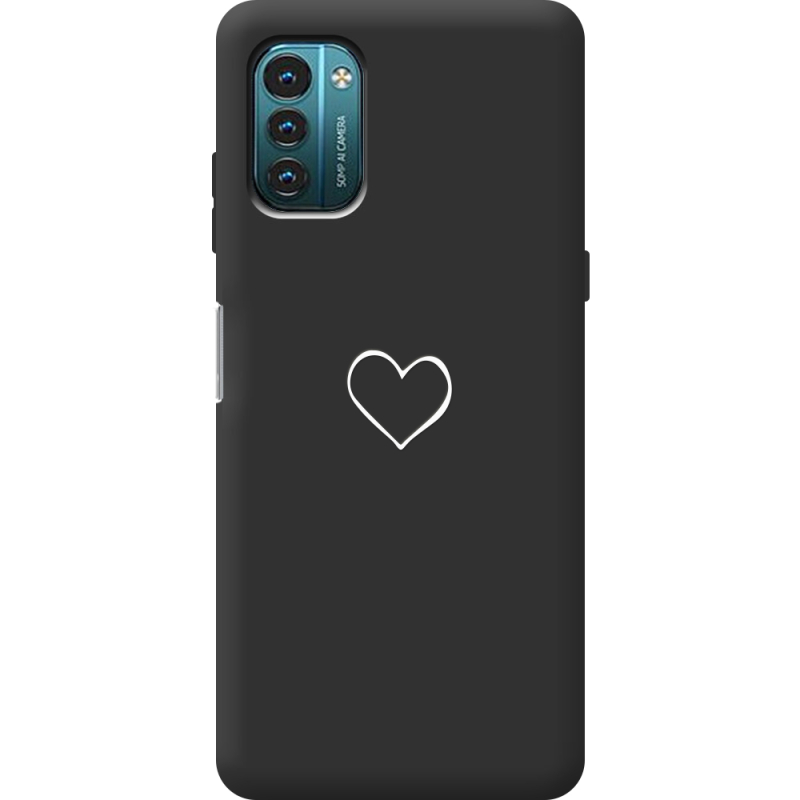 Черный чехол BoxFace Nokia G21 My Heart