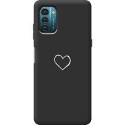 Черный чехол BoxFace Nokia G21 My Heart