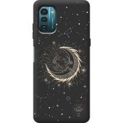 Черный чехол BoxFace Nokia G21 Moon