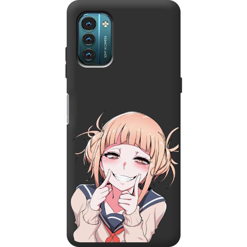 Черный чехол BoxFace Nokia G21 Himiko Toga Smile