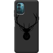 Черный чехол BoxFace Nokia G21 Deer