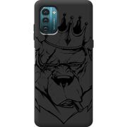 Черный чехол BoxFace Nokia G21 Bear King