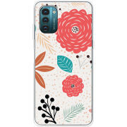 Чехол BoxFace Nokia G11 Line Flowers