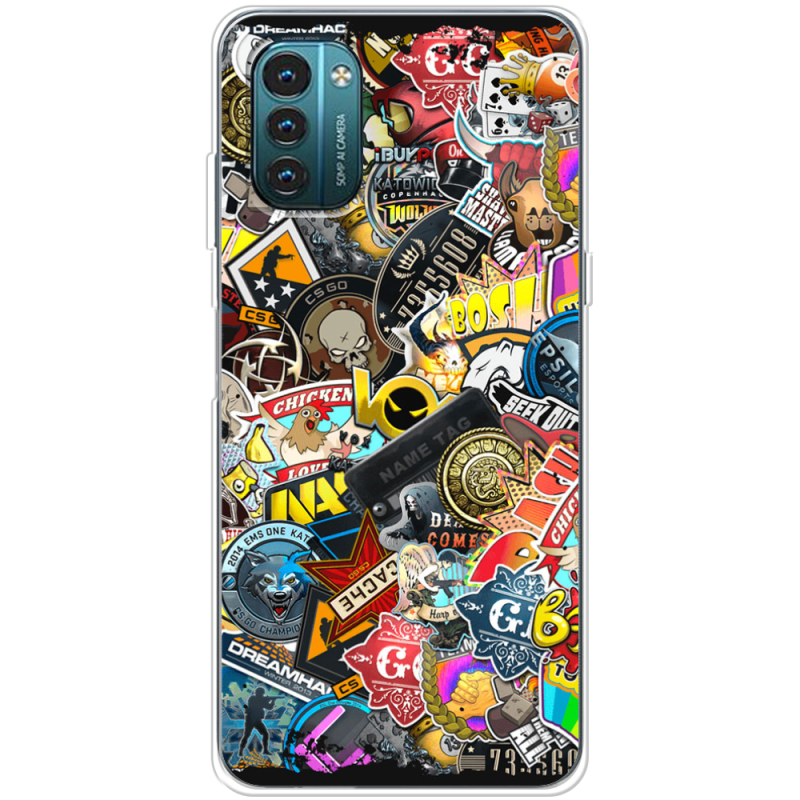 Чехол BoxFace Nokia G11 CS:Go Stickerbombing