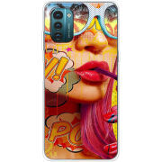 Чехол BoxFace Nokia G11 Yellow Girl Pop Art