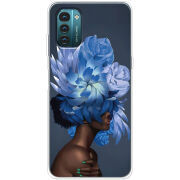 Чехол BoxFace Nokia G11 Exquisite Blue Flowers