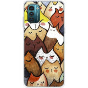 Чехол BoxFace Nokia G11 Sleepy Cats