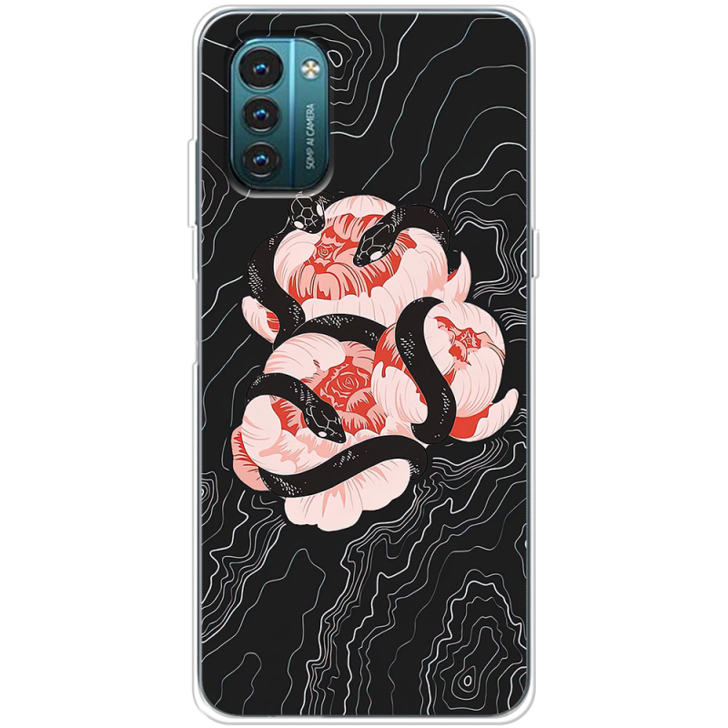 Чехол BoxFace Nokia G11 Snake Rose