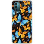 Прозрачный чехол BoxFace Nokia G11 Butterfly Morpho