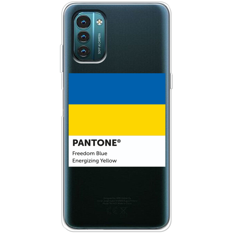 Прозрачный чехол BoxFace Nokia G11 Pantone вільний синій