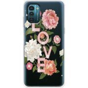 Чехол со стразами Nokia G11 Love