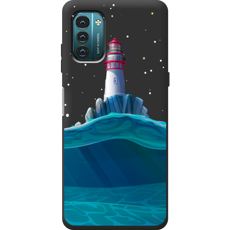 Черный чехол BoxFace Nokia G11 Lighthouse