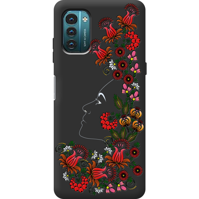 Черный чехол BoxFace Nokia G11 3D Ukrainian Muse