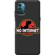 Черный чехол BoxFace Nokia G11 No Internet