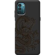 Черный чехол BoxFace Nokia G11 Chinese Dragon