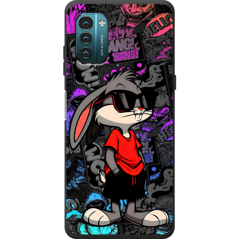 Черный чехол BoxFace Nokia G11 Малий вухань