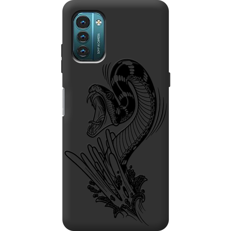 Черный чехол BoxFace Nokia G11 Snake