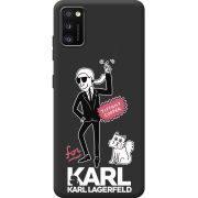 Черный чехол BoxFace Samsung Galaxy A41 (A415) For Karl