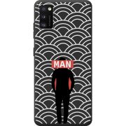 Черный чехол BoxFace Samsung Galaxy A41 (A415) Man Pattern