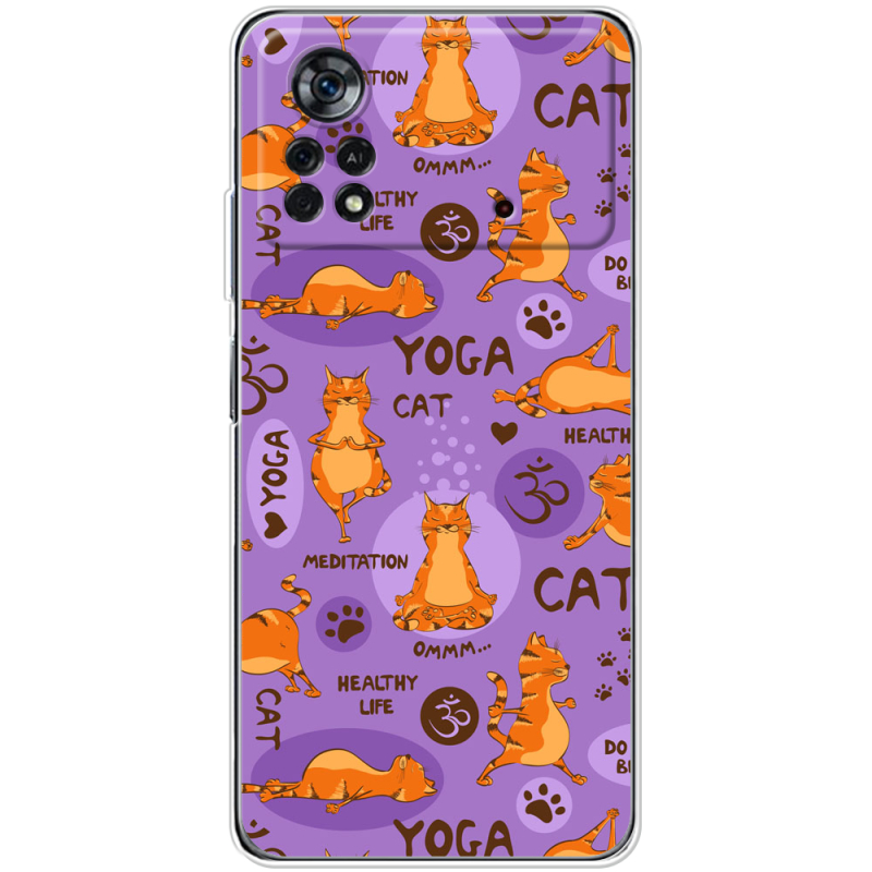 Чехол BoxFace Poco X4 Pro 5G Yoga Cat