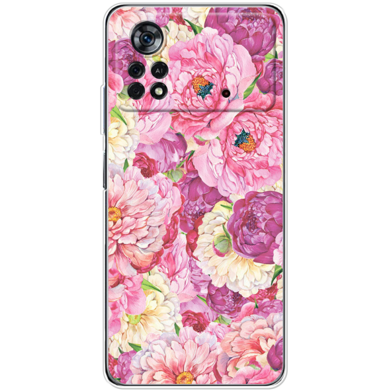 Чехол BoxFace Poco X4 Pro 5G Pink Peonies