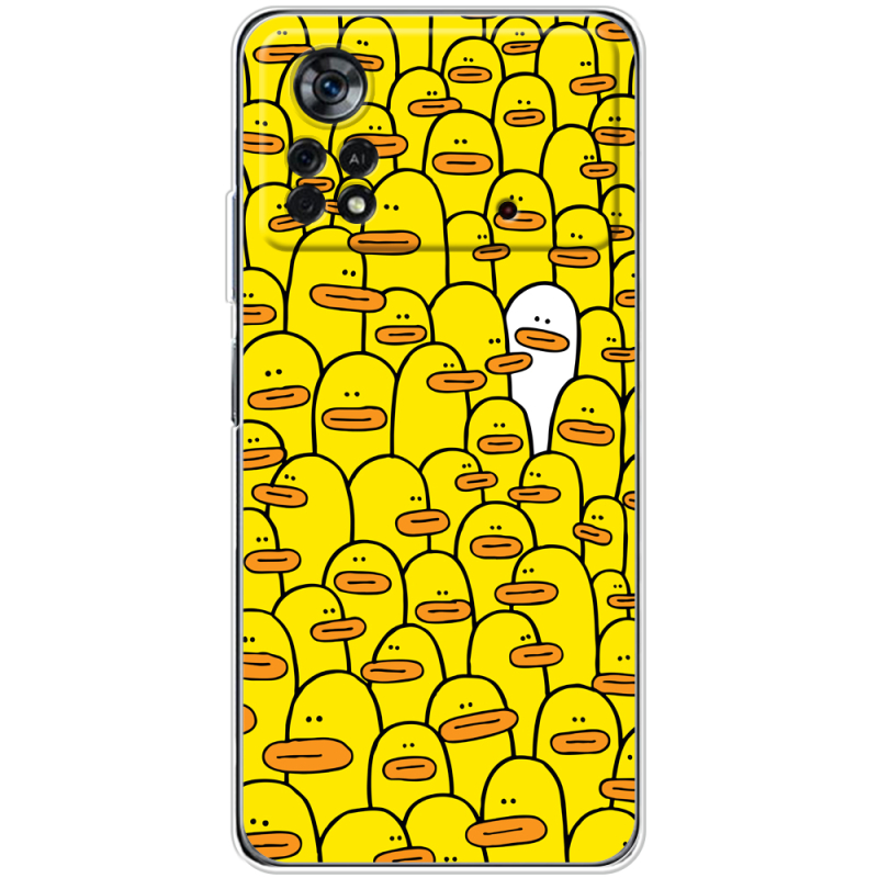 Чехол BoxFace Poco X4 Pro 5G Yellow Ducklings