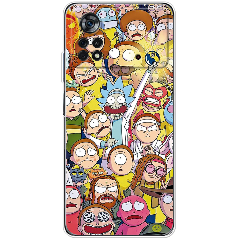 Чехол BoxFace Poco X4 Pro 5G Rick and Morty