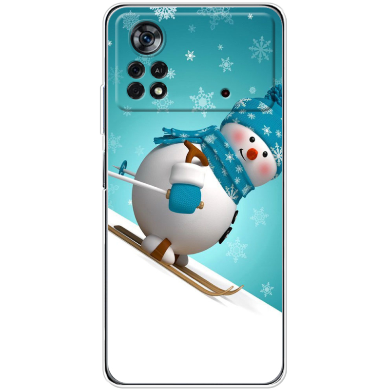 Чехол BoxFace Poco X4 Pro 5G Skier Snowman