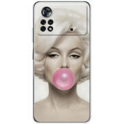 Чехол BoxFace Poco X4 Pro 5G Marilyn Monroe Bubble Gum