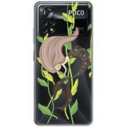 Прозрачный чехол BoxFace Xiaomi Poco X4 Pro 5G Cute Mermaid