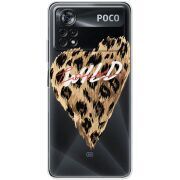 Прозрачный чехол BoxFace Xiaomi Poco X4 Pro 5G Wild Love