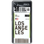 Прозрачный чехол BoxFace Xiaomi Poco X4 Pro 5G Ticket Los Angeles