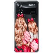 Прозрачный чехол BoxFace Xiaomi Poco X4 Pro 5G Mouse Girls