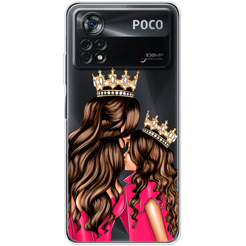 Прозрачный чехол BoxFace Xiaomi Poco X4 Pro 5G Queen and Princess