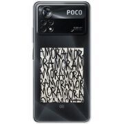 Прозрачный чехол BoxFace Xiaomi Poco X4 Pro 5G Amor Amor