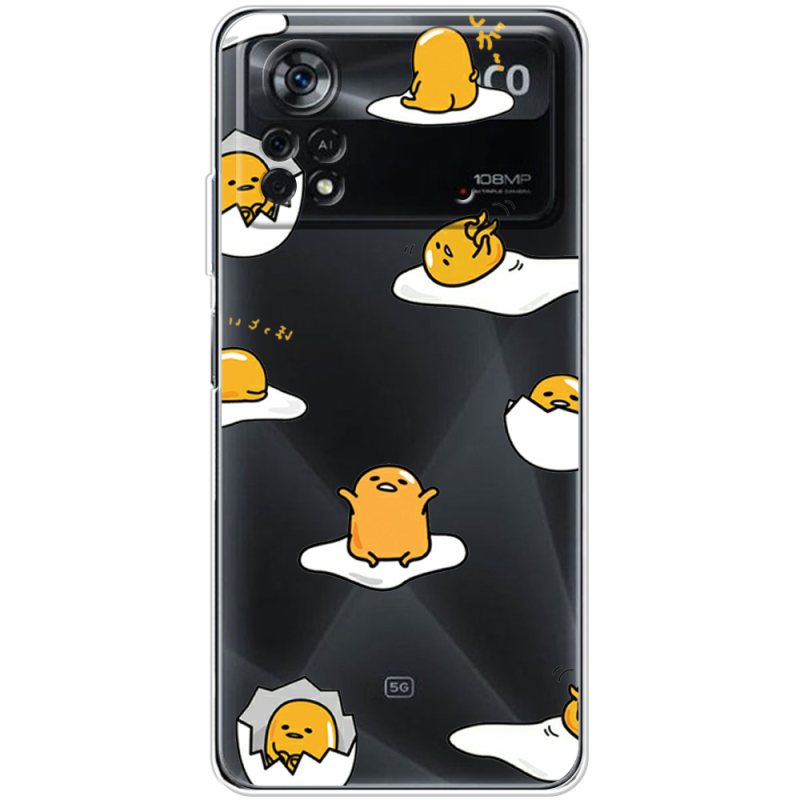 Прозрачный чехол BoxFace Xiaomi Poco X4 Pro 5G Gudetama