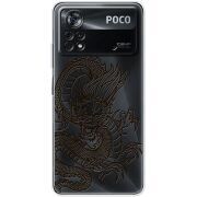 Прозрачный чехол BoxFace Xiaomi Poco X4 Pro 5G Chinese Dragon
