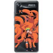 Прозрачный чехол BoxFace Xiaomi Poco X4 Pro 5G Naruto and Kurama