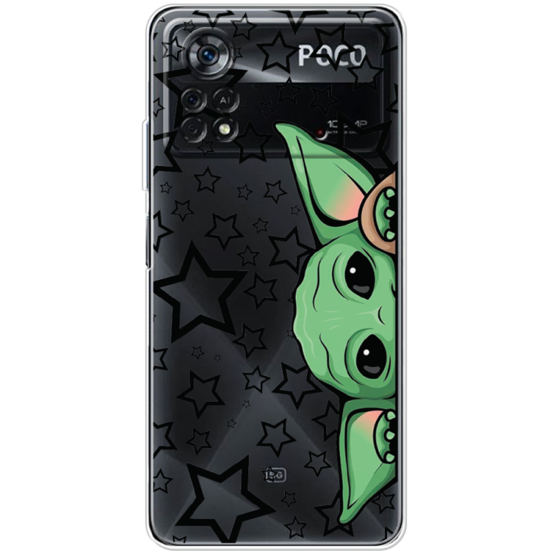 Прозрачный чехол BoxFace Xiaomi Poco X4 Pro 5G Baby Yoda