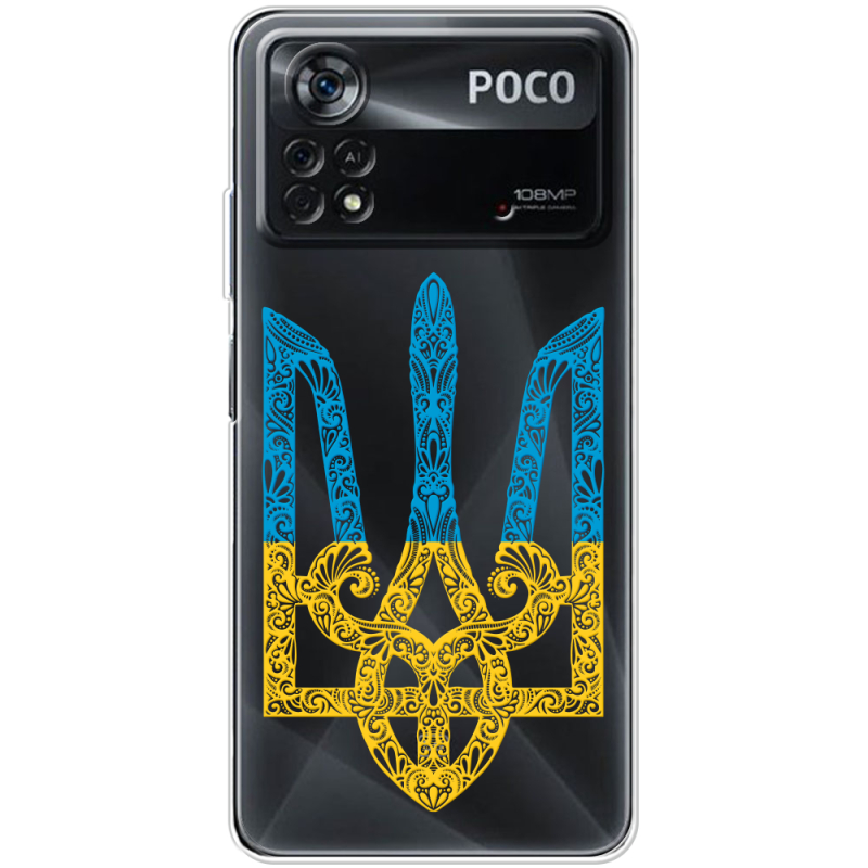 Прозрачный чехол BoxFace Xiaomi Poco X4 Pro 5G Gold Trident