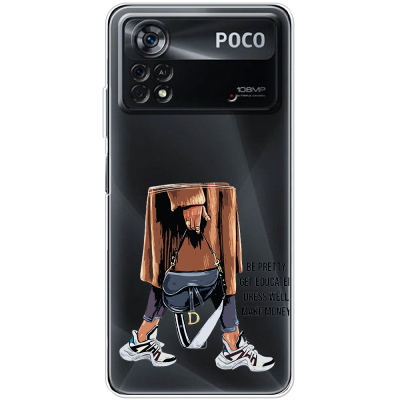 Прозрачный чехол BoxFace Xiaomi Poco X4 Pro 5G Motivation
