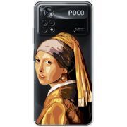 Прозрачный чехол BoxFace Xiaomi Poco X4 Pro 5G Девушка с жемчужной серёжкой