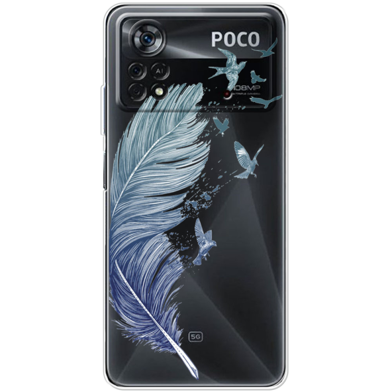 Прозрачный чехол BoxFace Xiaomi Poco X4 Pro 5G Feather