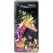Прозрачный чехол BoxFace Xiaomi Poco X4 Pro 5G Colorful Giraffe