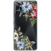 Прозрачный чехол BoxFace Xiaomi Poco X4 Pro 5G Floral
