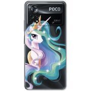 Чехол со стразами Xiaomi Poco X4 Pro 5G Unicorn Queen