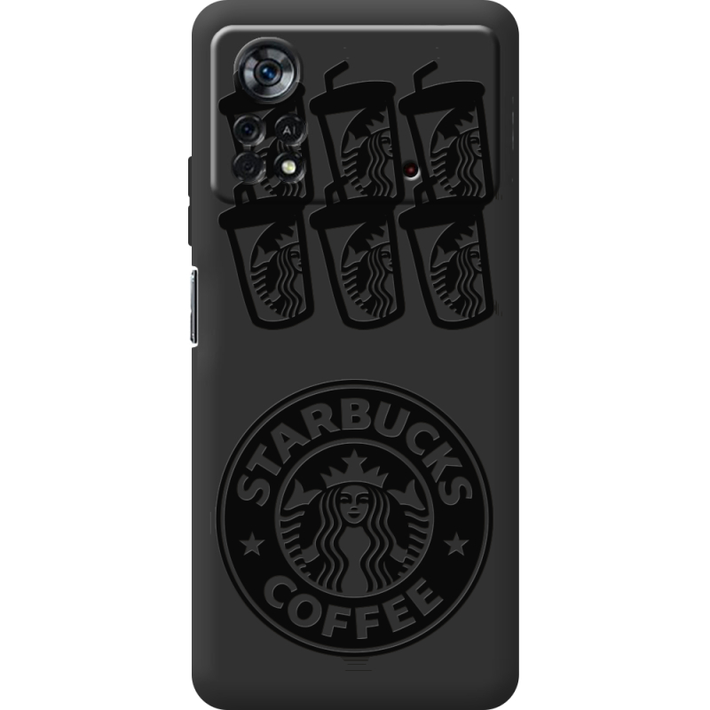 Черный чехол BoxFace Poco X4 Pro 5G Black Coffee