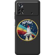 Черный чехол BoxFace Poco X4 Pro 5G NASA