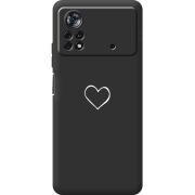 Черный чехол BoxFace Poco X4 Pro 5G My Heart